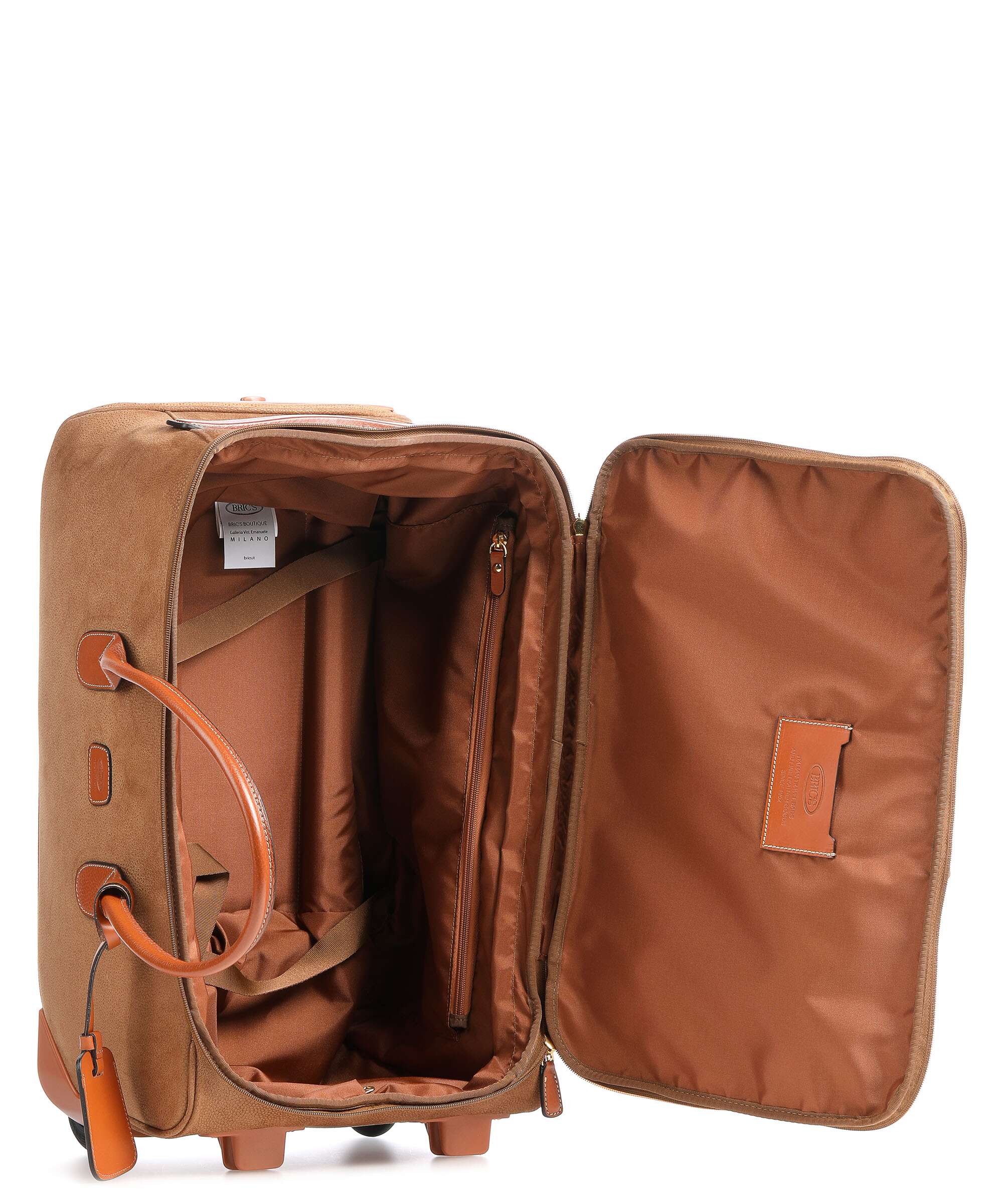 Brics Travel bag with wheels camel