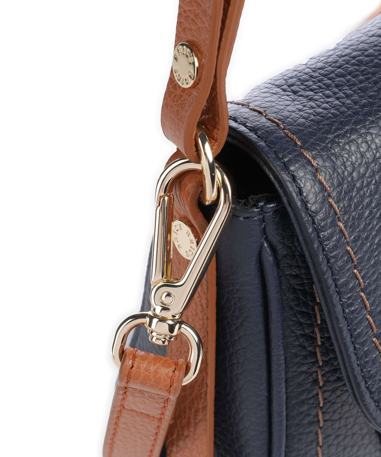 Brics Gondola Stella mini Shoulder bag night blue/caramel