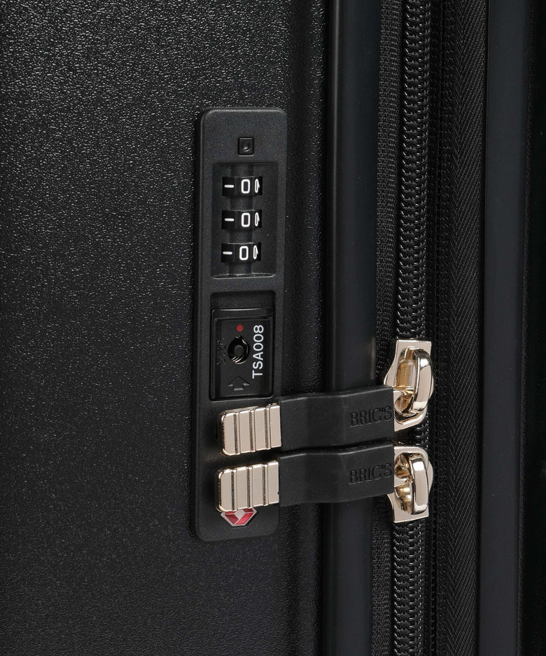 Brics Bellagio Spinner (4 wheels) black/tan