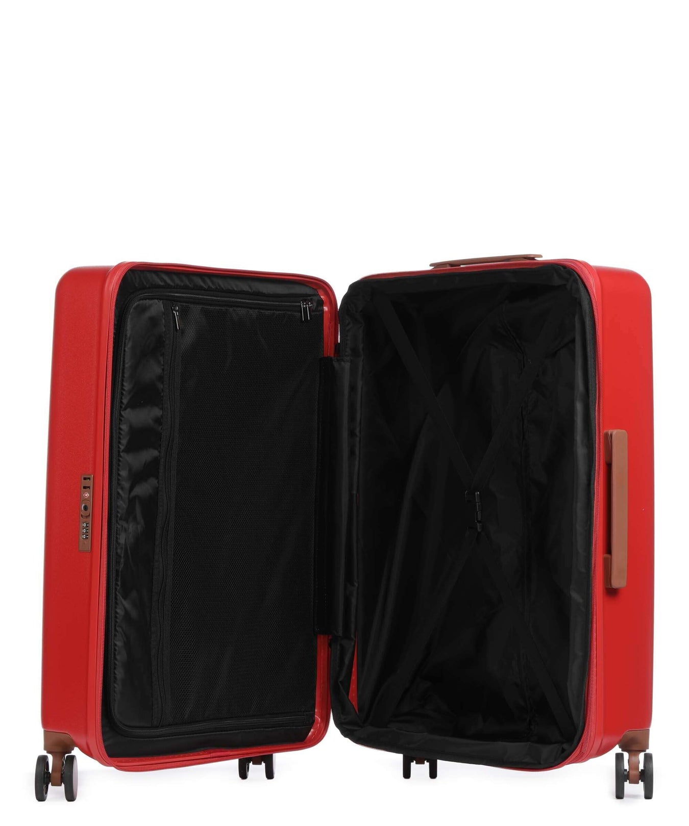 Brics Ferrara Suitcase set (4 wheels) red