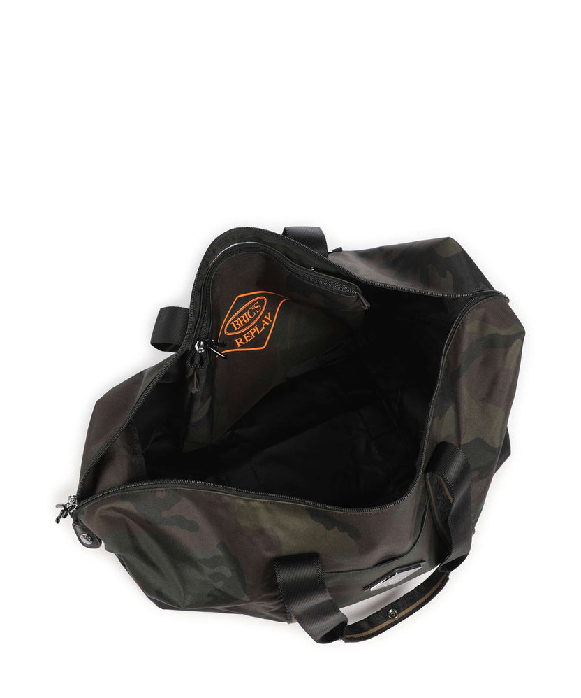 Brics X-Collection Weekend bag green camou