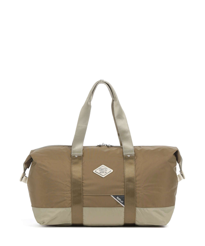 Brics Replay Sand Woo Weekend bag sand wood