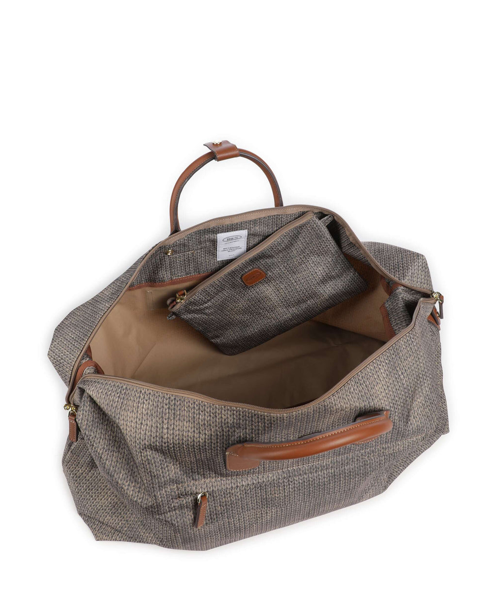 Brics X-Collection L Weekend bag wool nut