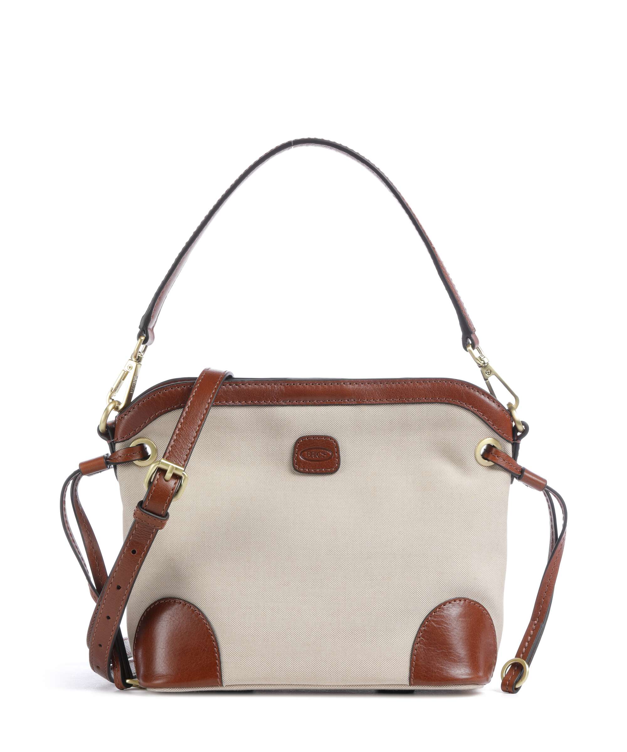 Brics Volterra Small Bucket bag canvas cappuccino - BOE05959.493