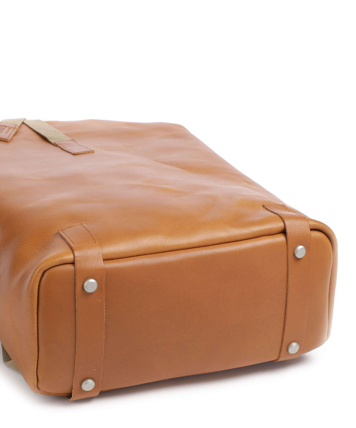 Brooks England Pickwick Leather Large Rolltop backpack cognac