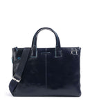 Piquadro Blue Square Briefcase blu