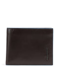 Piquadro Blue Square Credit card holder mahogany