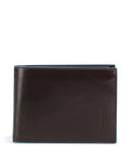 Piquadro Blue Square Wallet mahogany