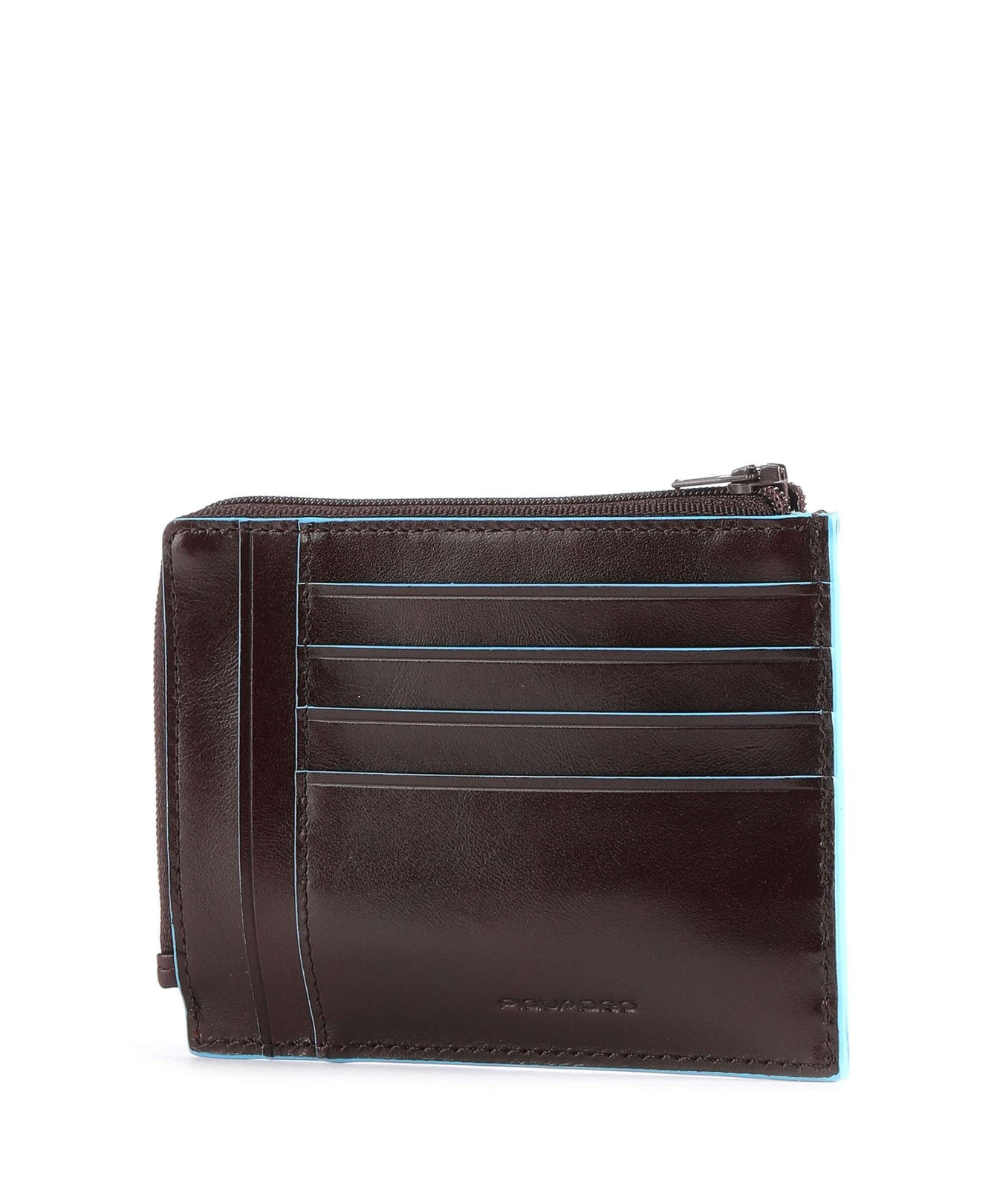 Piquadro Blue Square RFID Credit card holder mahogany