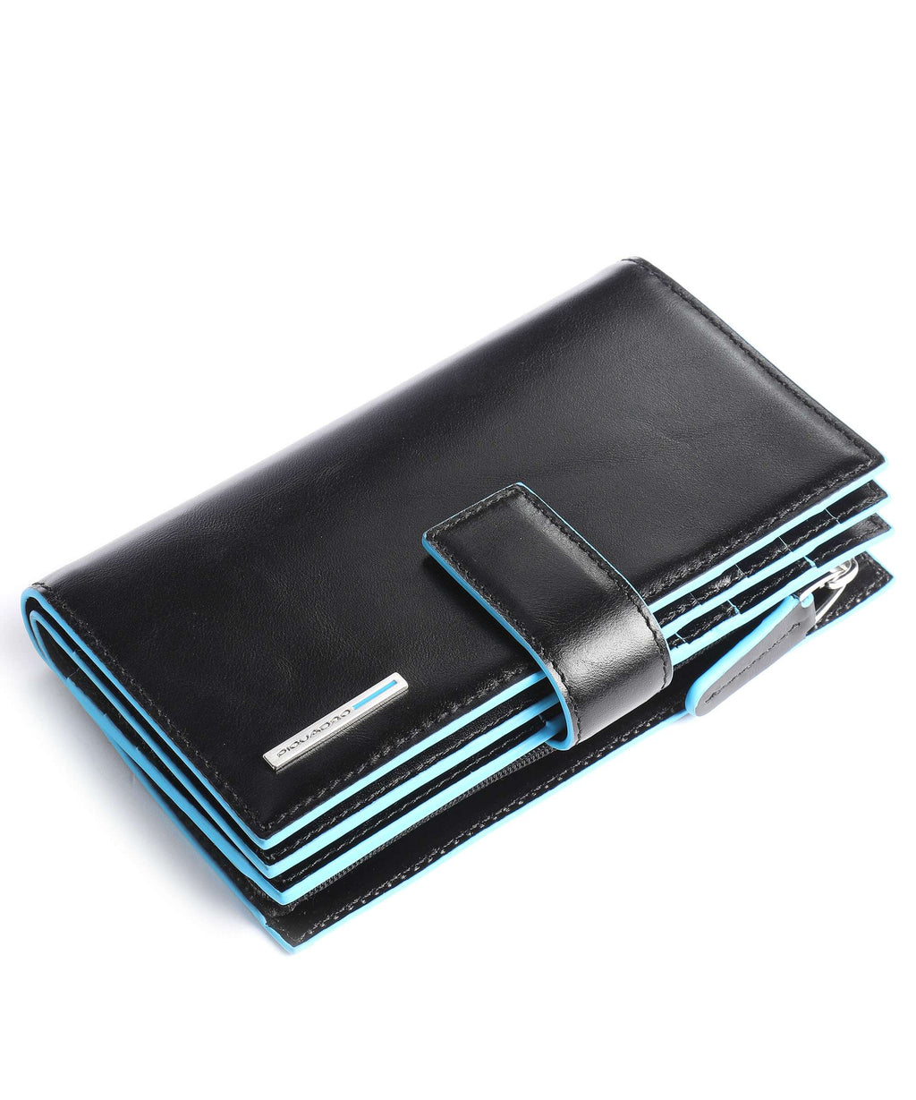 Piquadro Blue Square RFID Credit card holder black