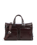 Piquadro Blue Square Weekend bag mahogany