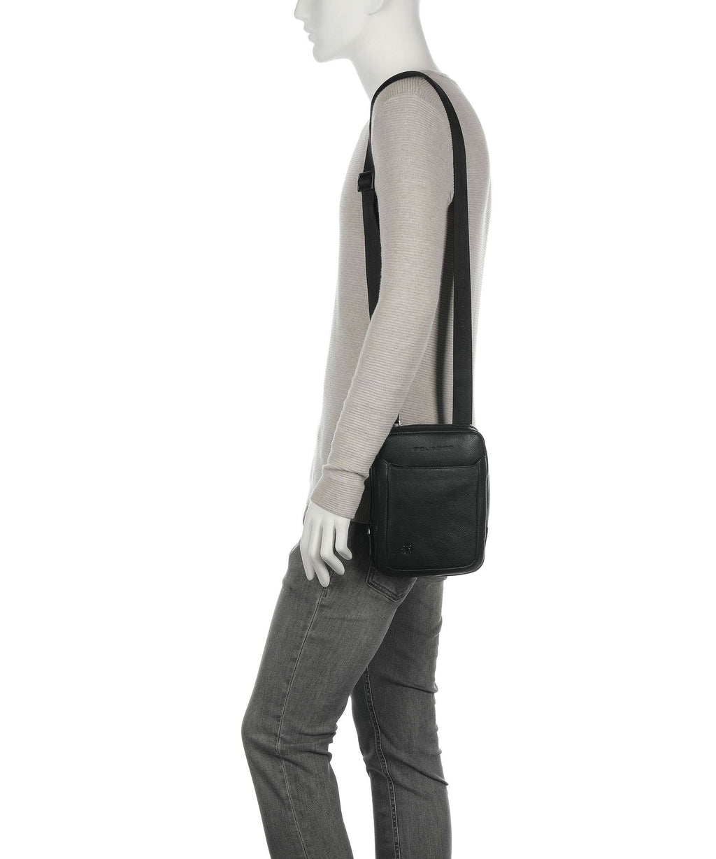 Piquadro Black Square Crossbody bag black