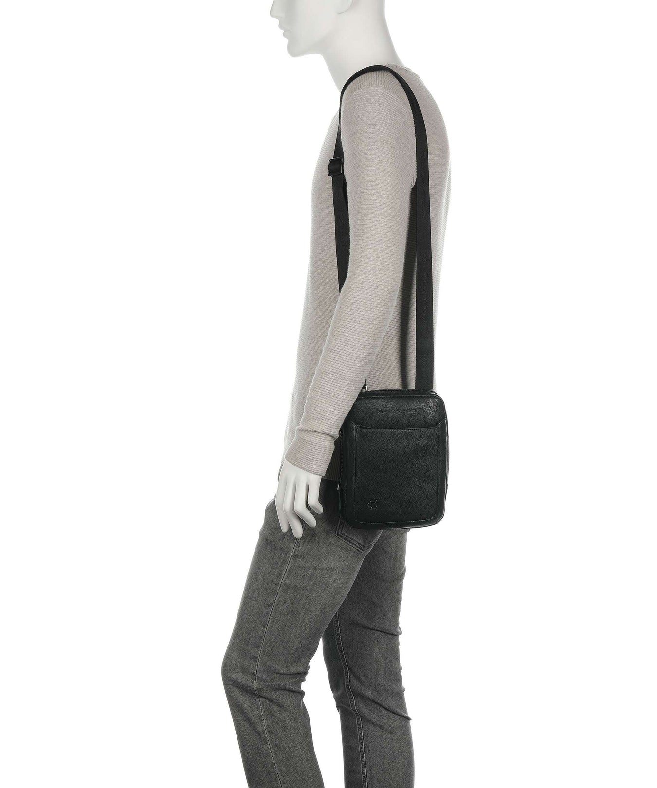 Piquadro Black Square Crossbody bag black