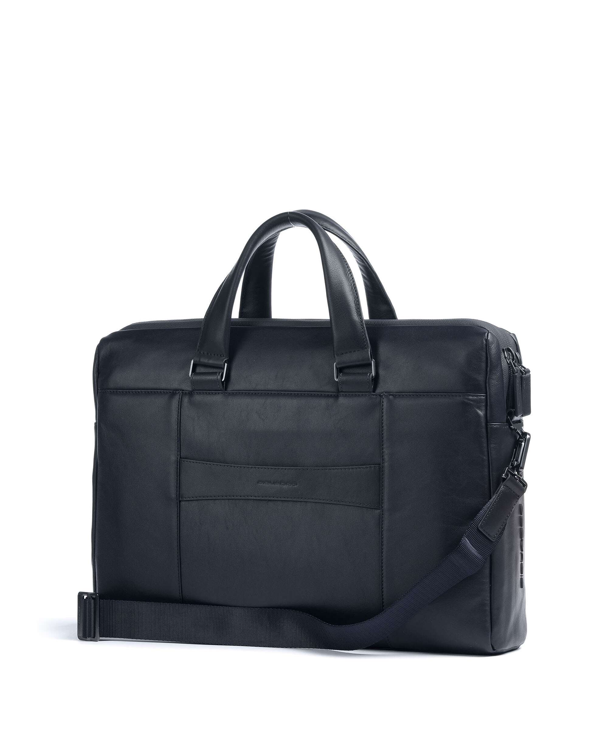 Piquadro Urban Briefcase 15″ grained cow leather blau - CA3339UB00
