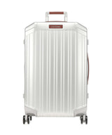 Piquadro Alu Spinner (4 wheels) grey/hide