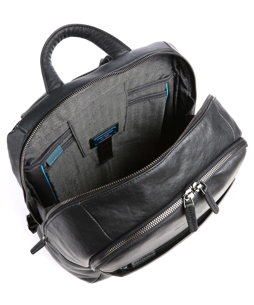 Piquadro Black Square Laptop backpack black