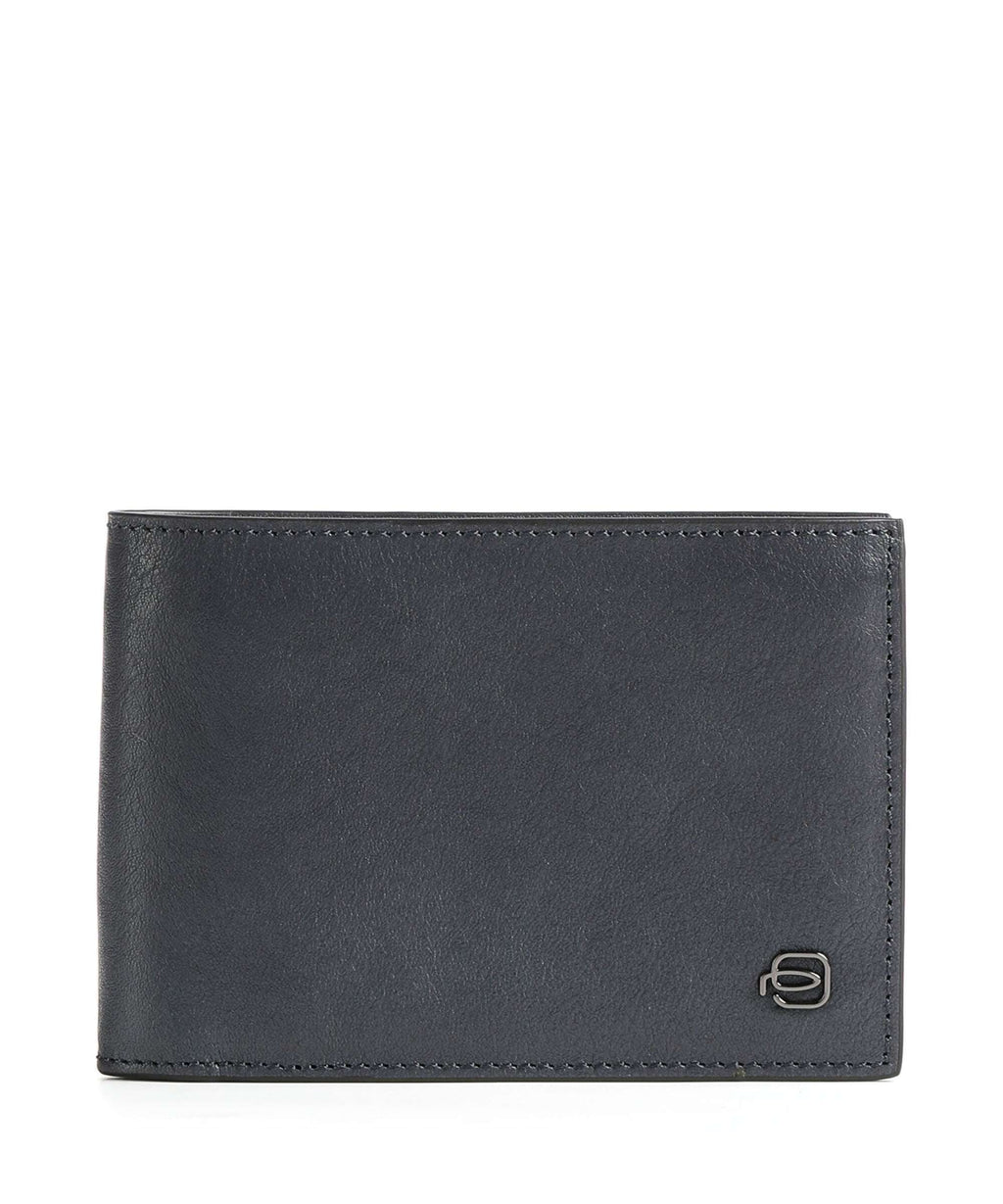 Piquadro Black Square Wallet blue ocean