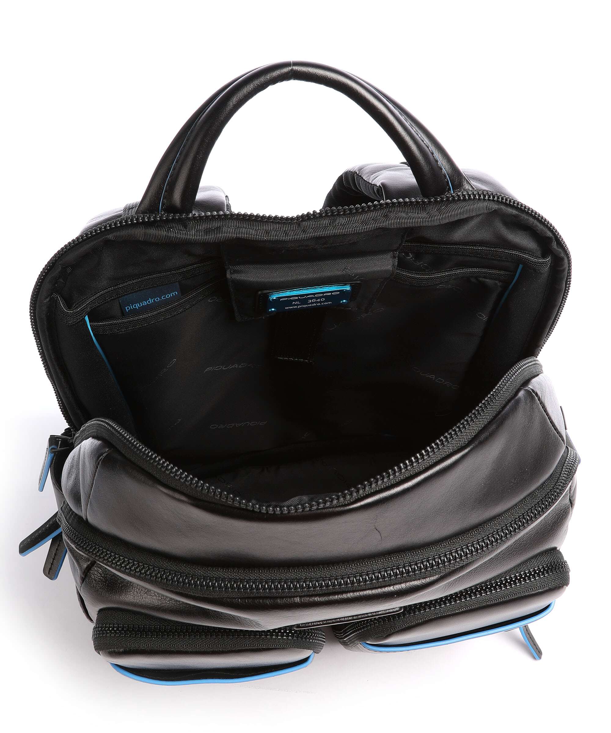 Piquadro Blue Square Revamp Laptop backpack black