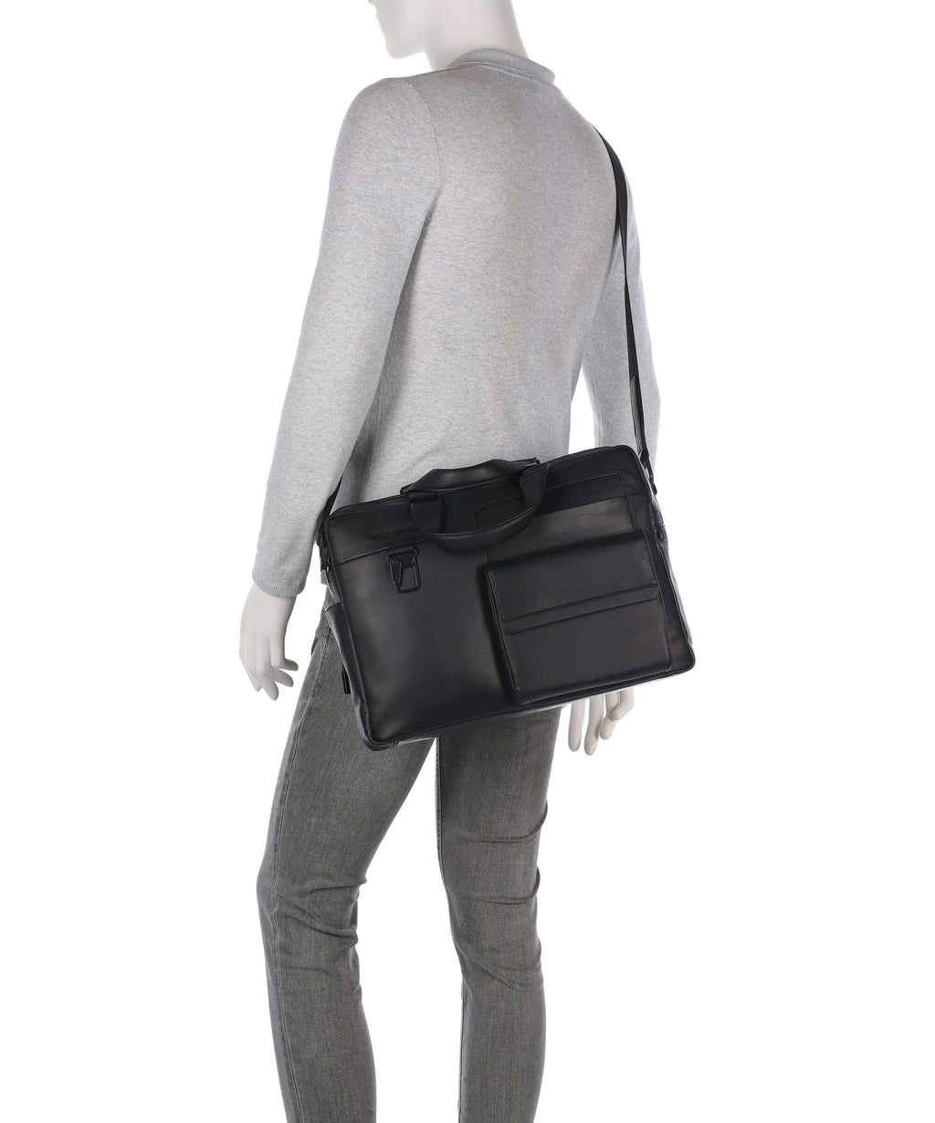 Piquadro Finn Briefcase nero