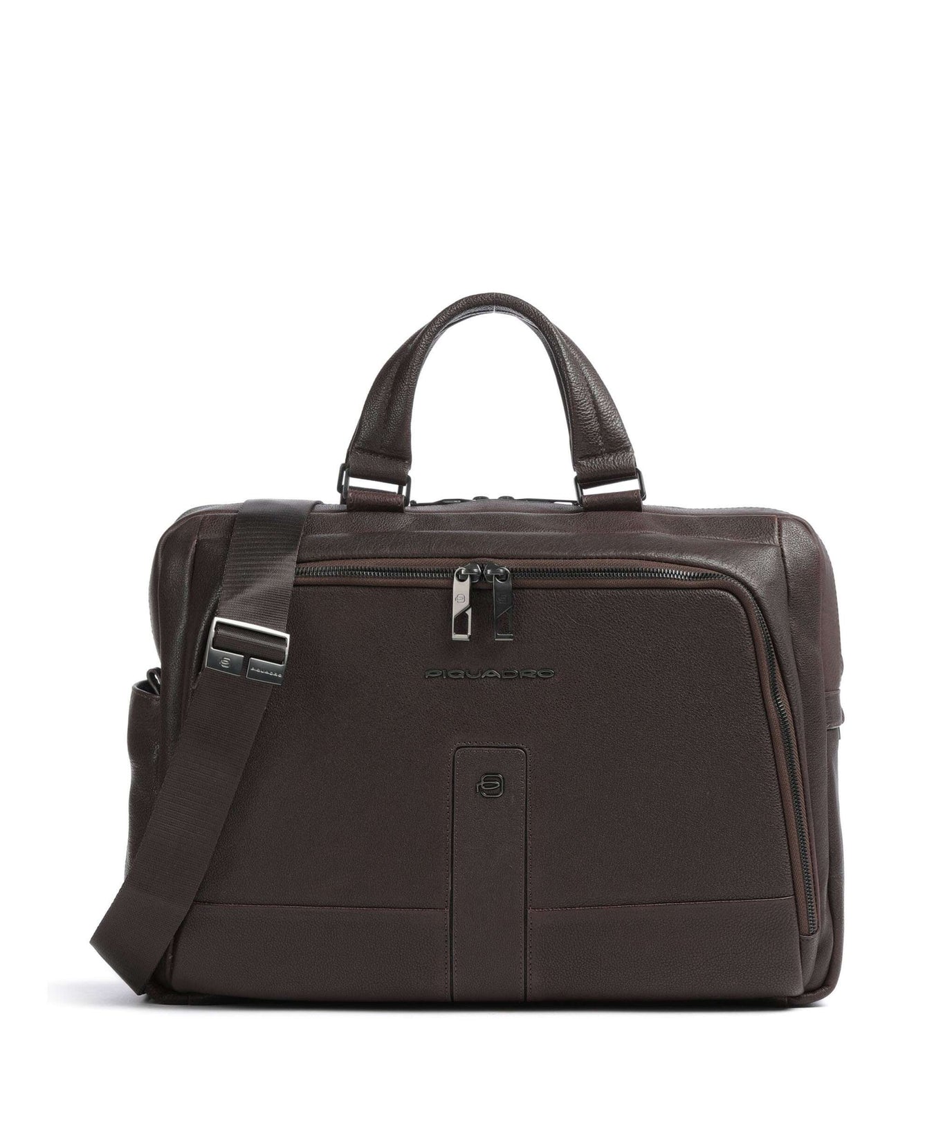 Piquadro Carl 13 Briefcase testa di moro