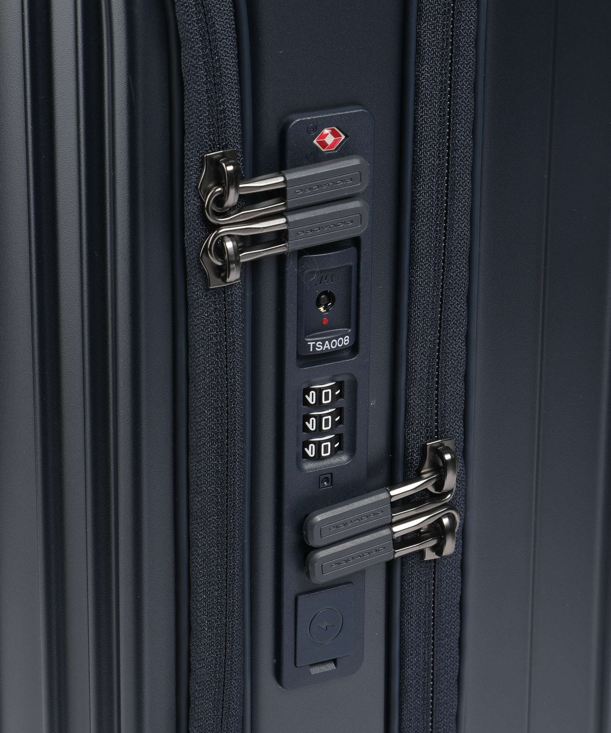 Piquadro PQLM Spinner (4 wheels) mat blue