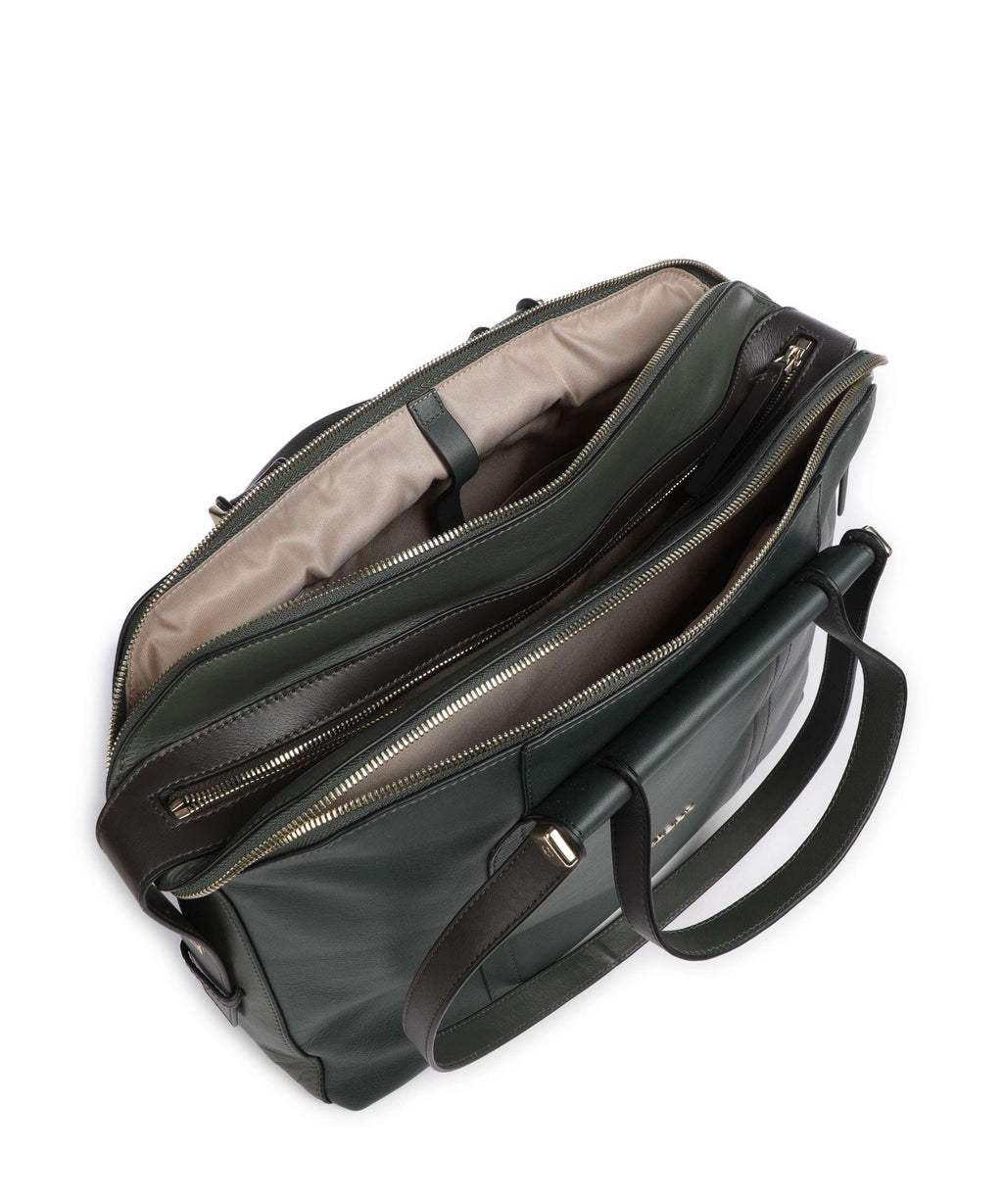 Piquadro Circle Briefcase verde bosco/verde oliva