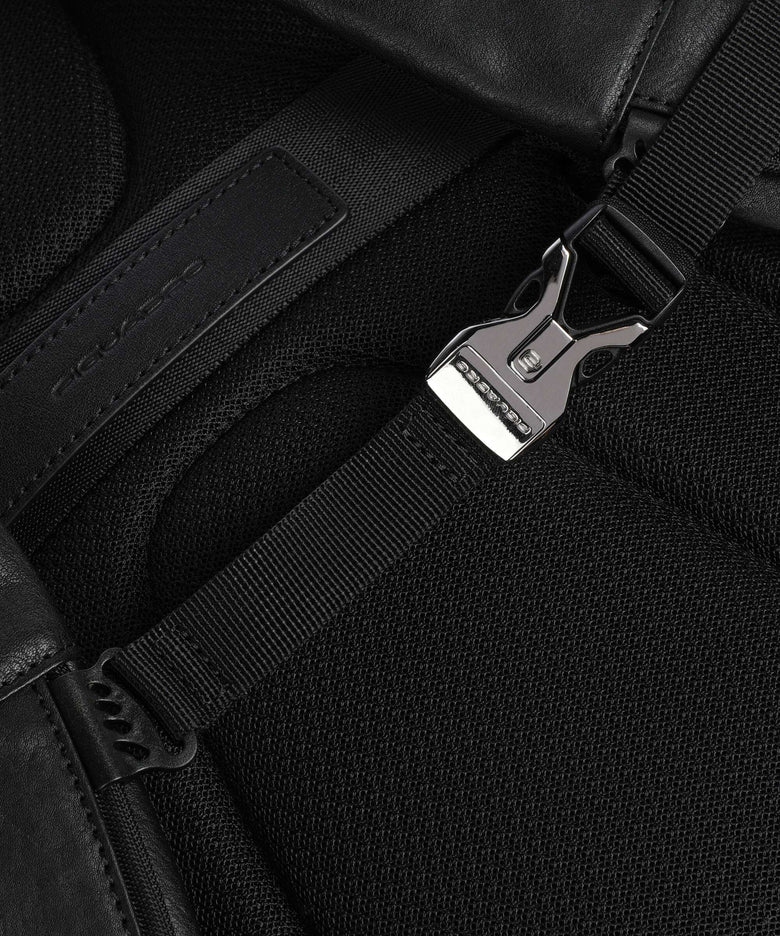 Piquadro Black Square Backpack nero