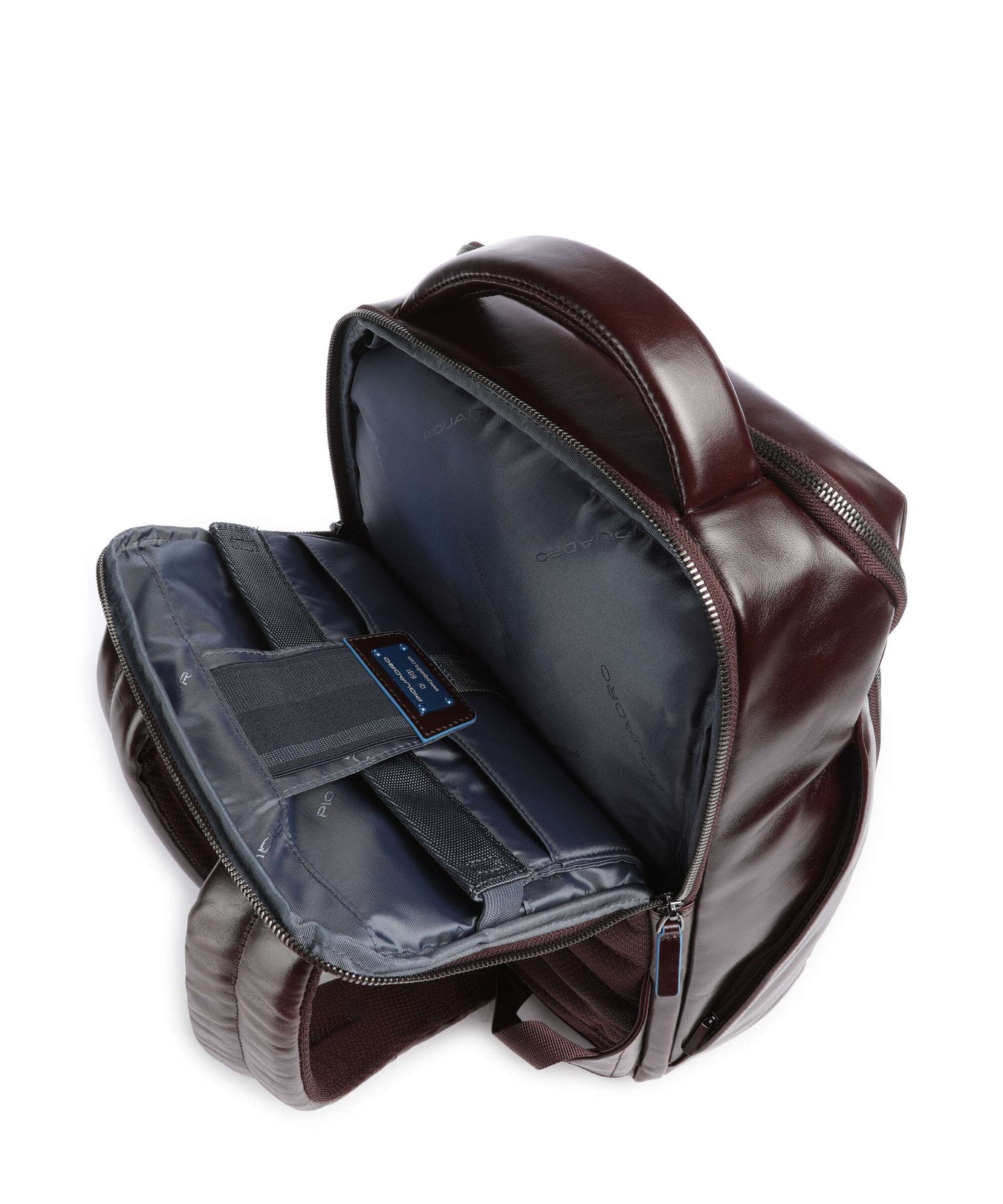 Piquadro Blue Square Backpack mogano