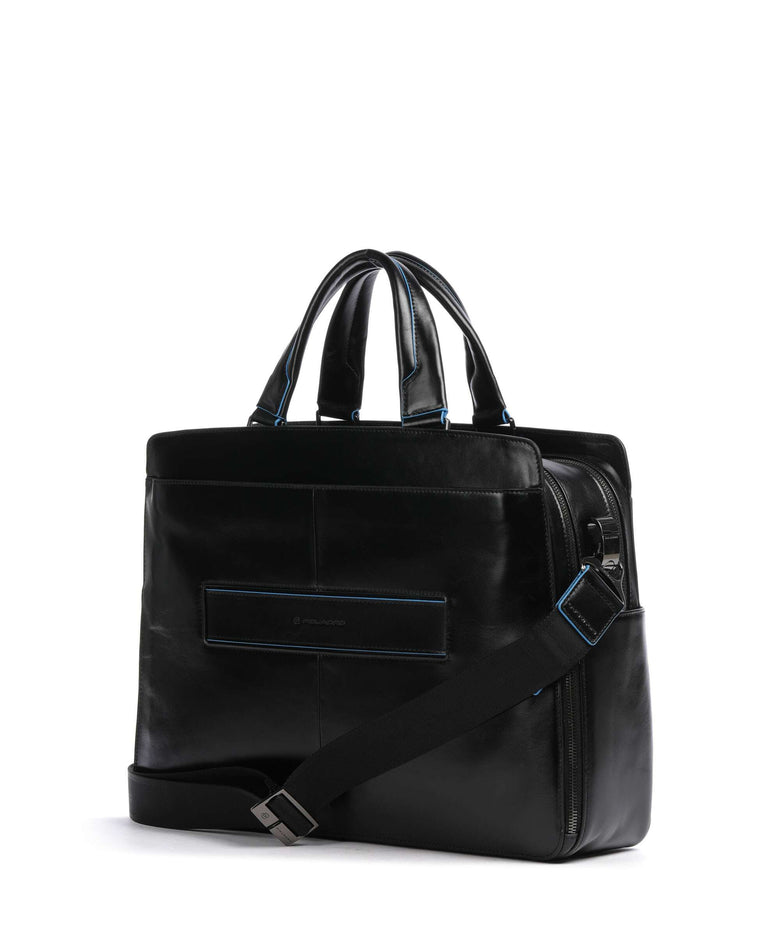Piquadro Blue Square Briefcase nero