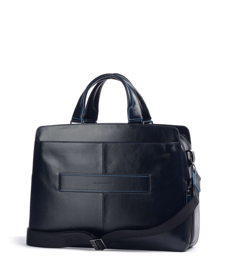 Piquadro Blue Square Briefcase blu notte