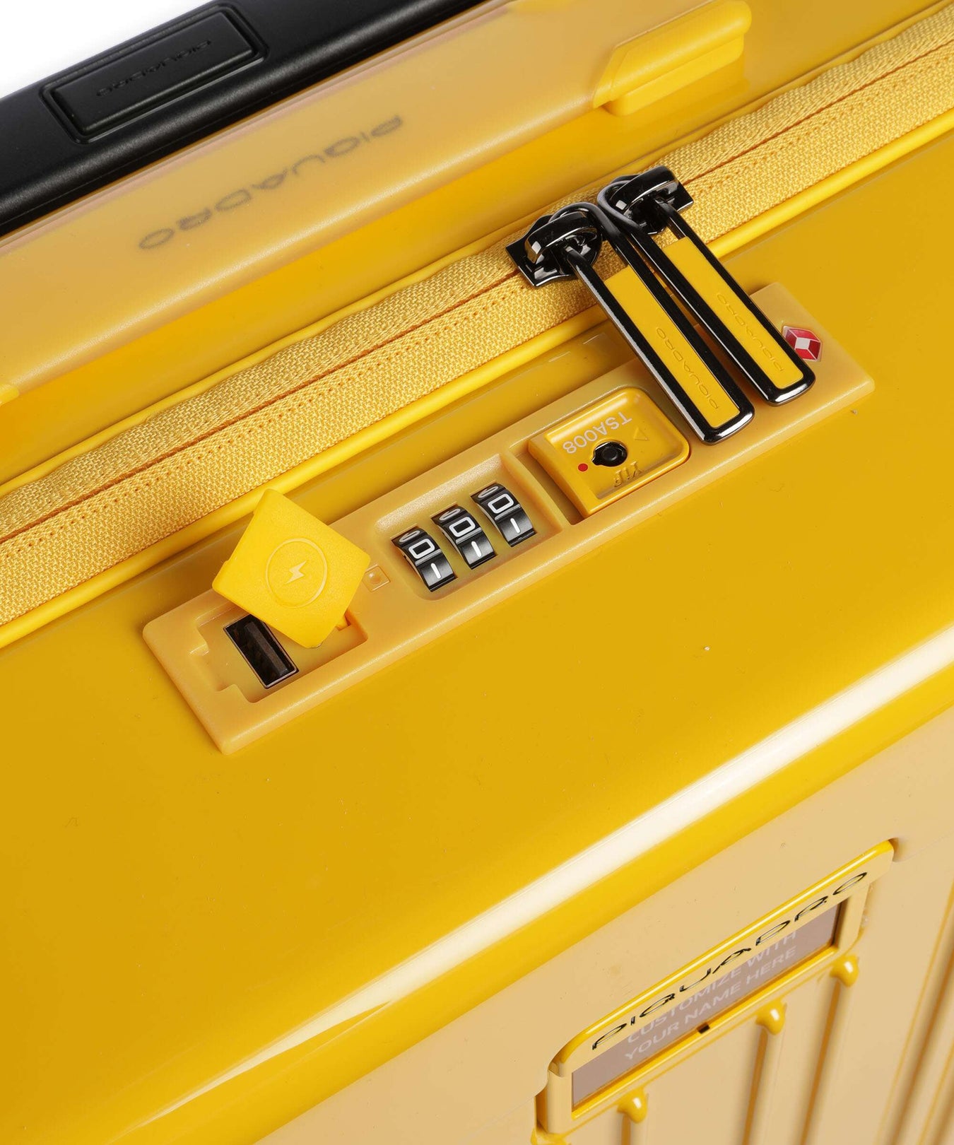 Piquadro POP Spinner (4 wheels) yellow