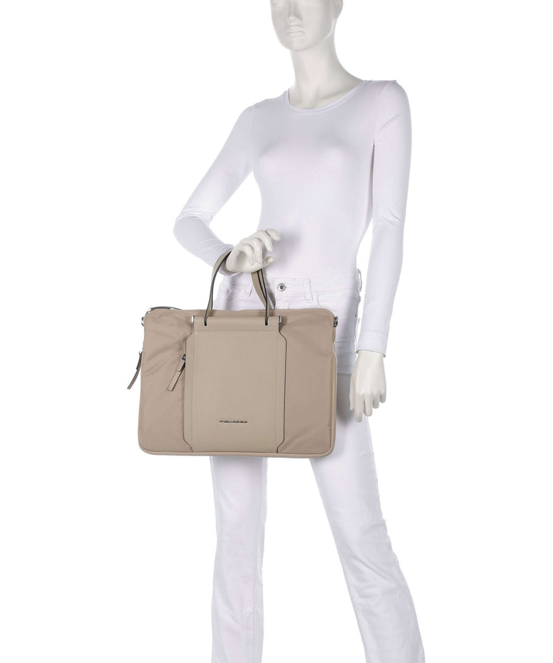 Piquadro W92T Briefcase beige