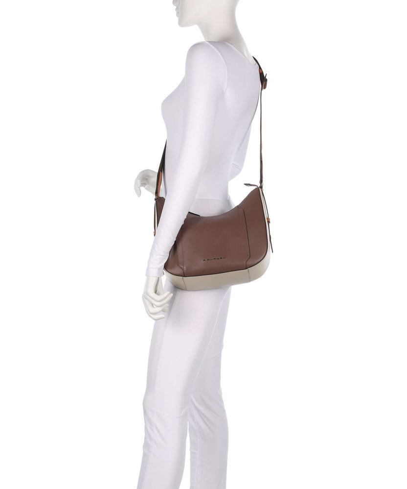 Piquadro W92 Crossbody bag marrone/beige