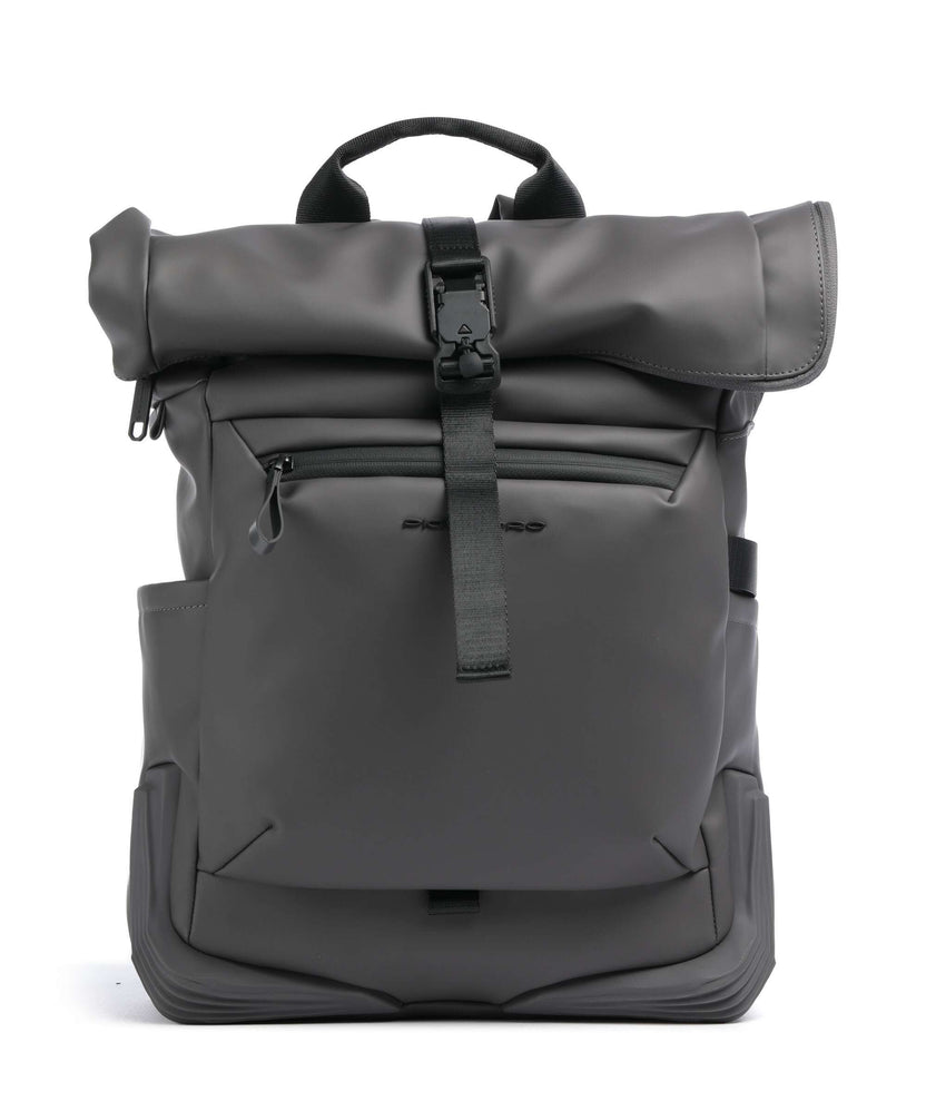 Piquadro Corner 2.0 Rolltop backpack grigio