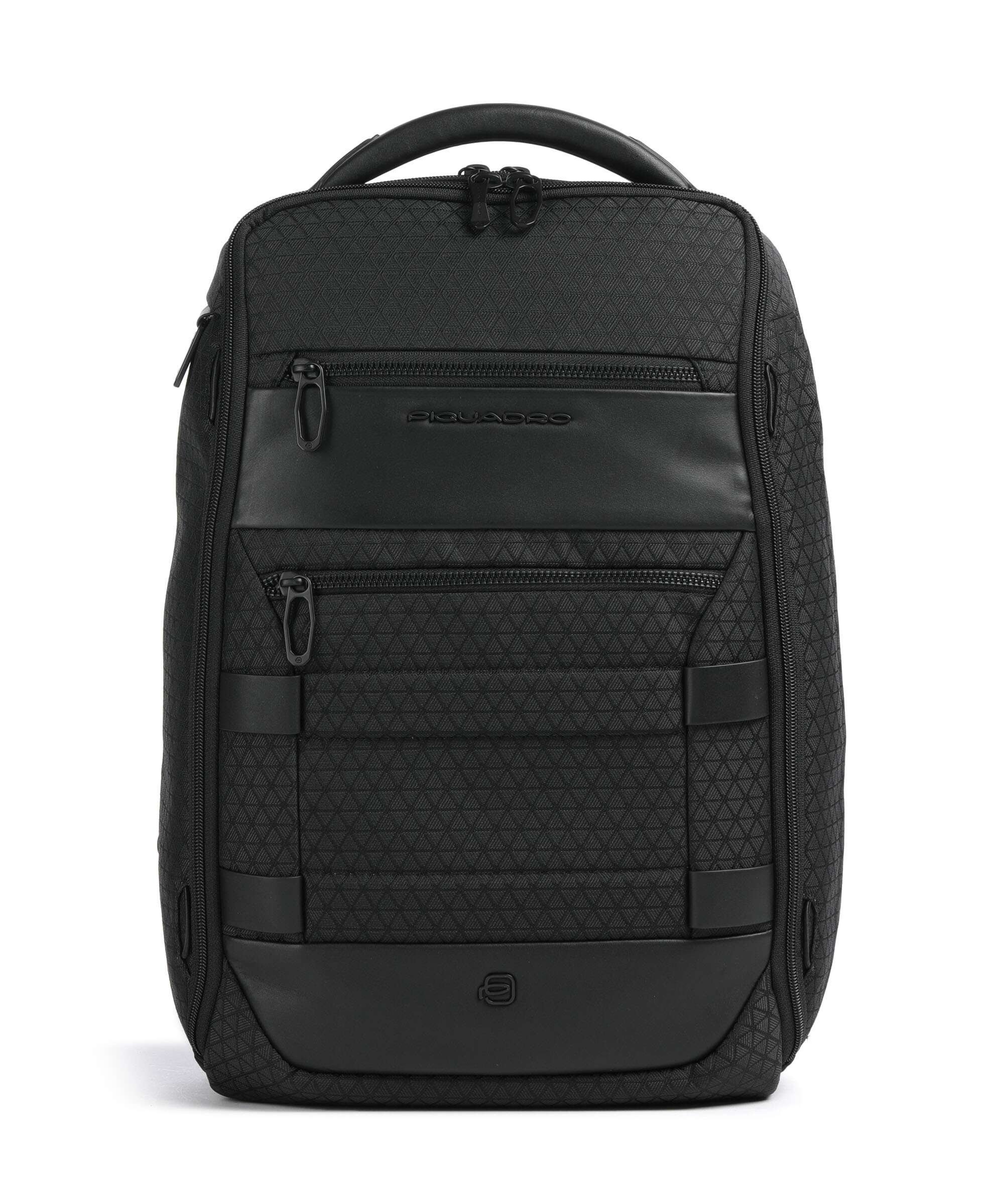 Piquadro W139 Travel backpack 14″ recycled polyester nero - CA6827W139 ...