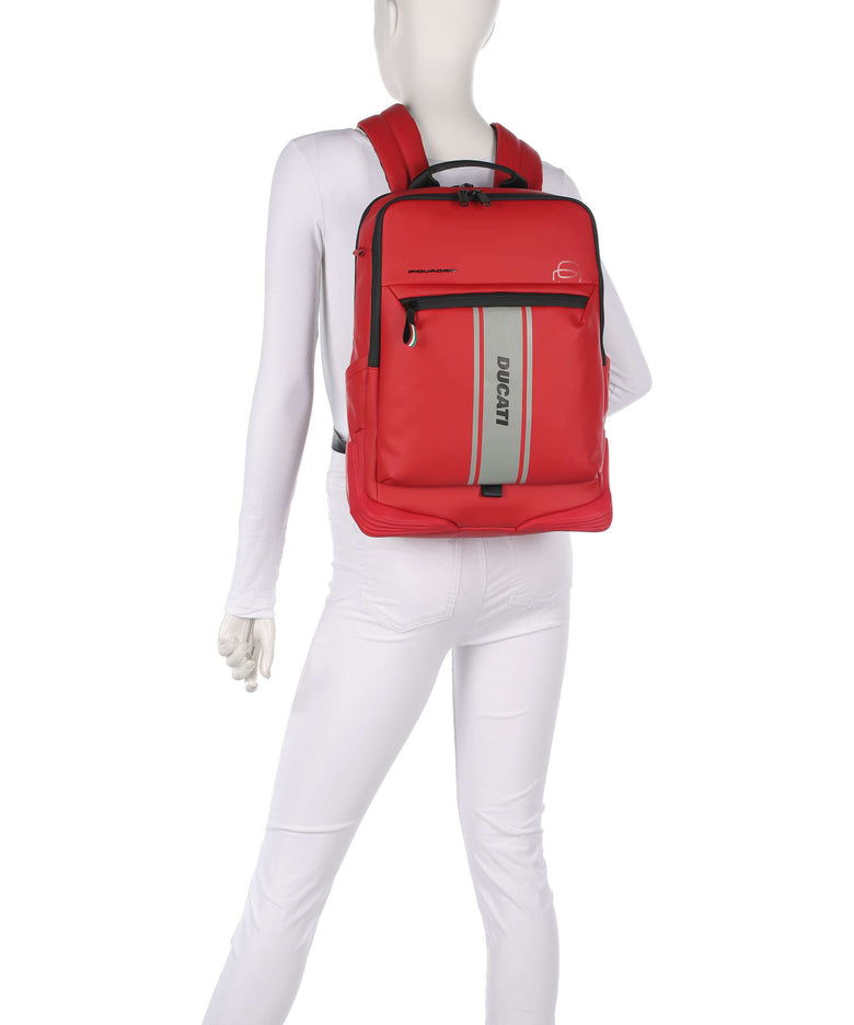 Piquadro Ducati C2OWD Backpack rosso