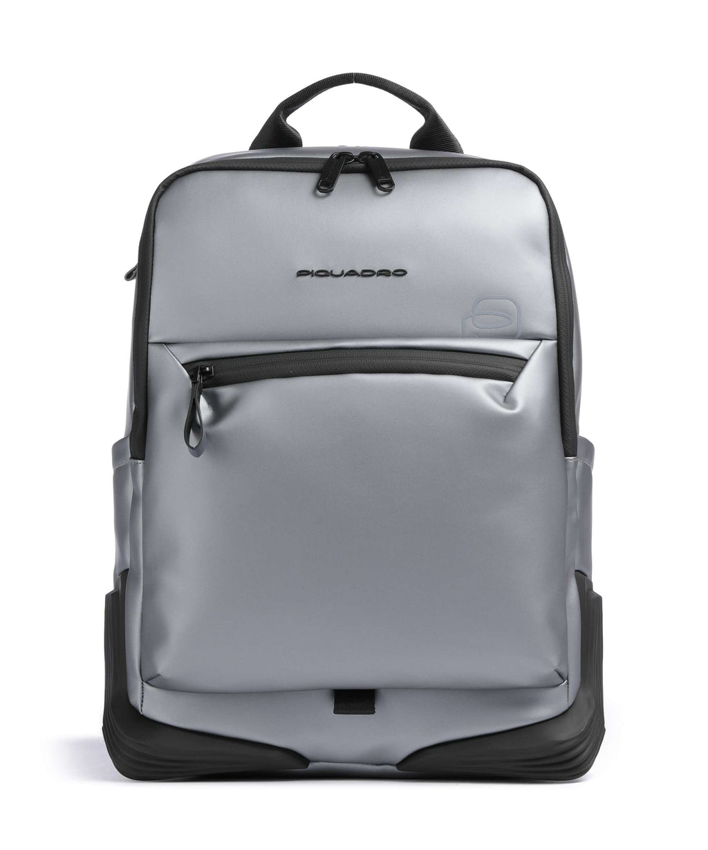 Piquadro Corner 2.0 Backpack metal grey
