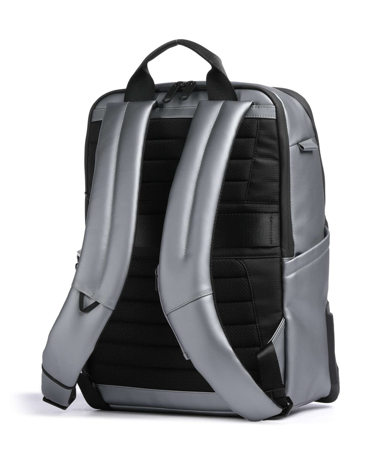 Piquadro Corner 2.0 Backpack metal grey