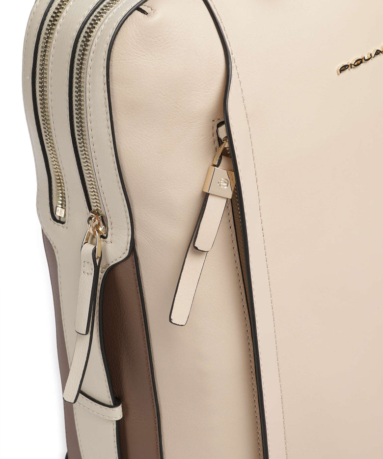 Piquadro Circle Backpack beige/cuoio