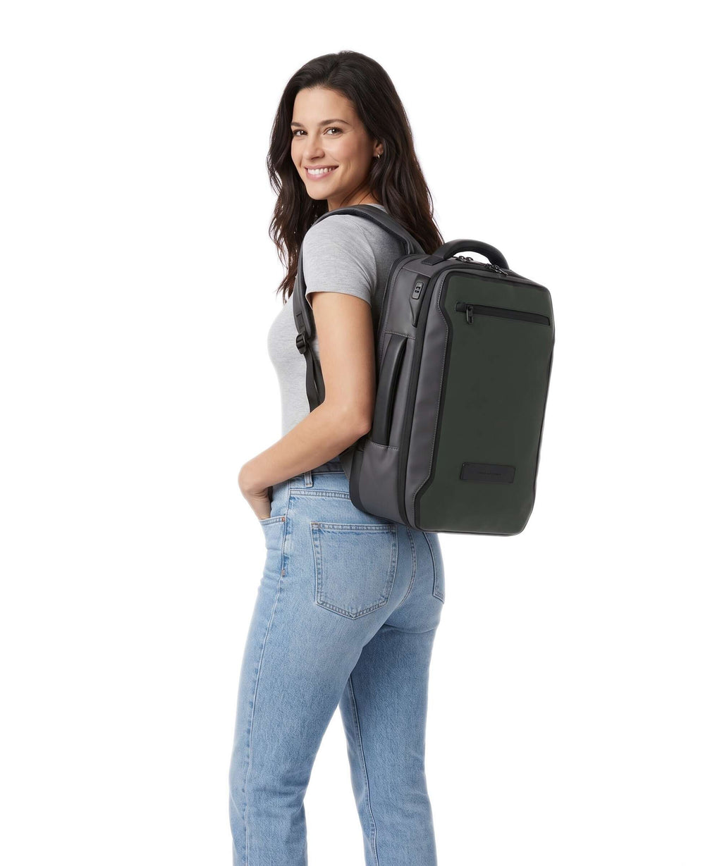 Piquadro Rover  35 Travel backpack green