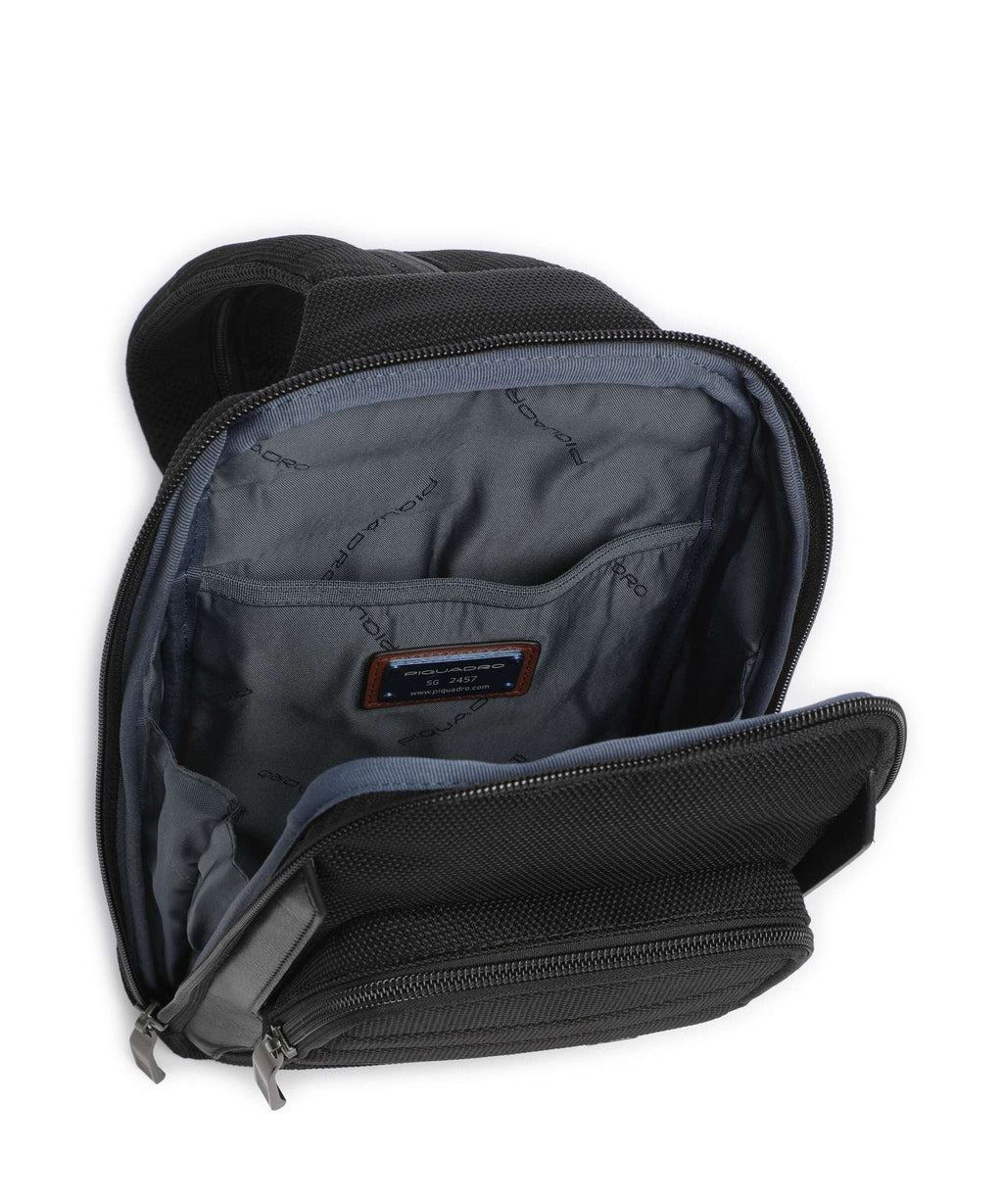 Piquadro Oberon 4 Sling bag black