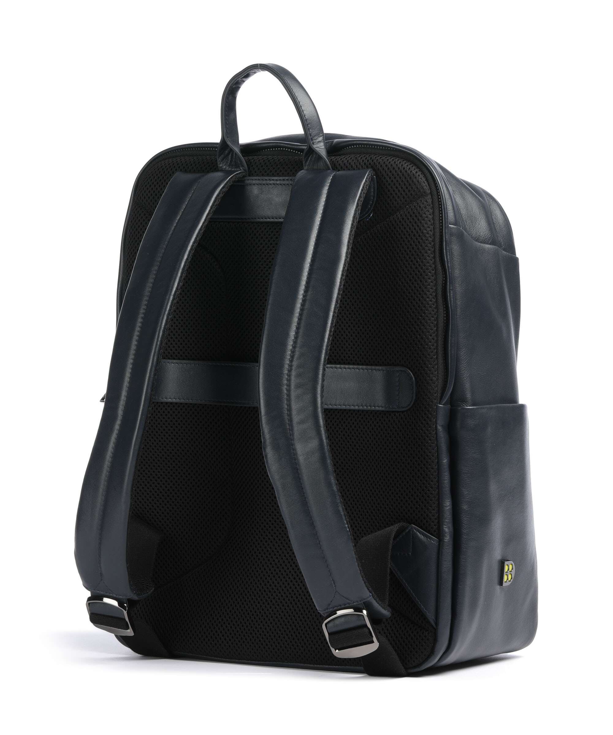 DuDu Bags Sydney Laptop backpack 15″ grained calfskin navy