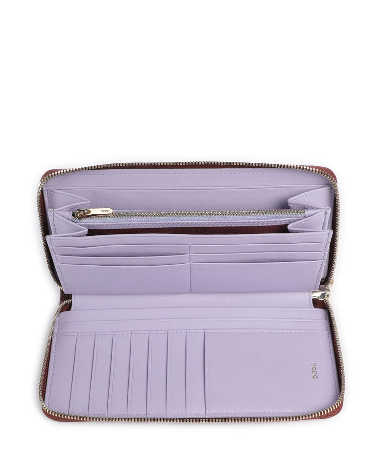 DuDu Bags Up! Wallet chocolate/lilac