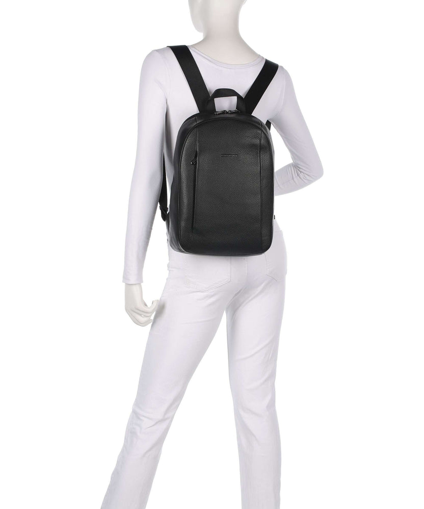 Mandarina Duck Mellow Leather Backpack nero