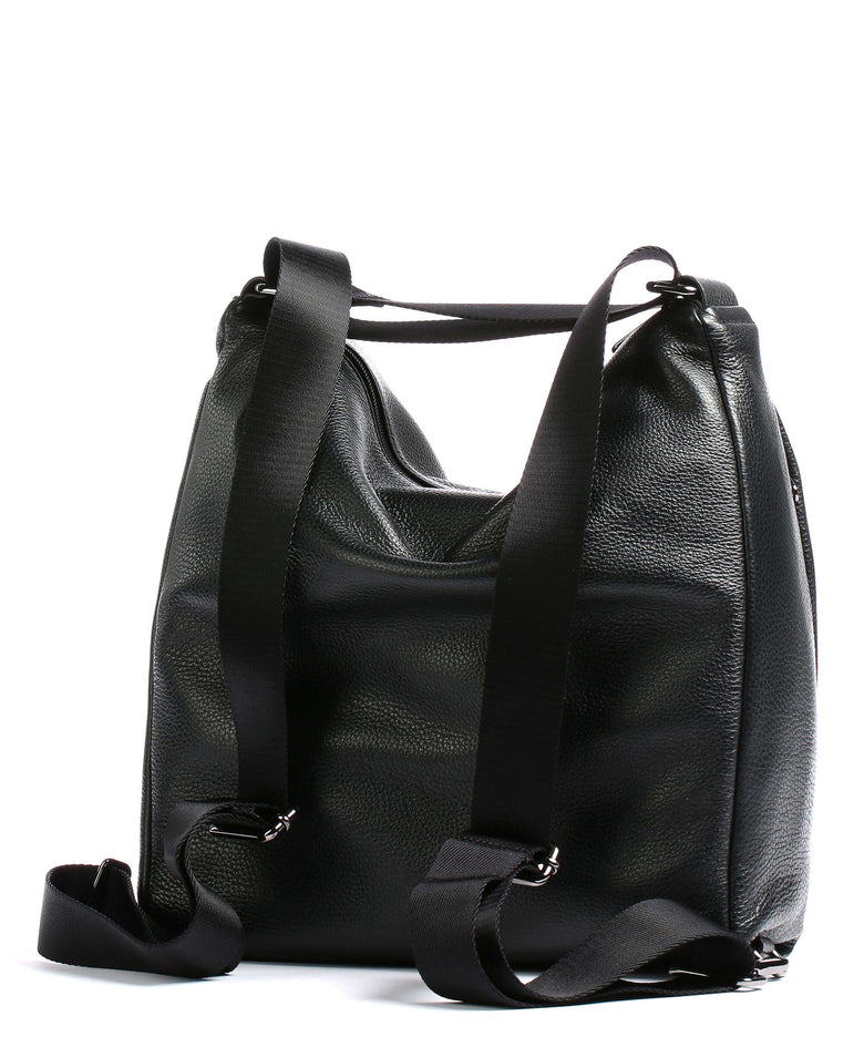 Mandarina Duck Mellow Leather Backpack bag nero