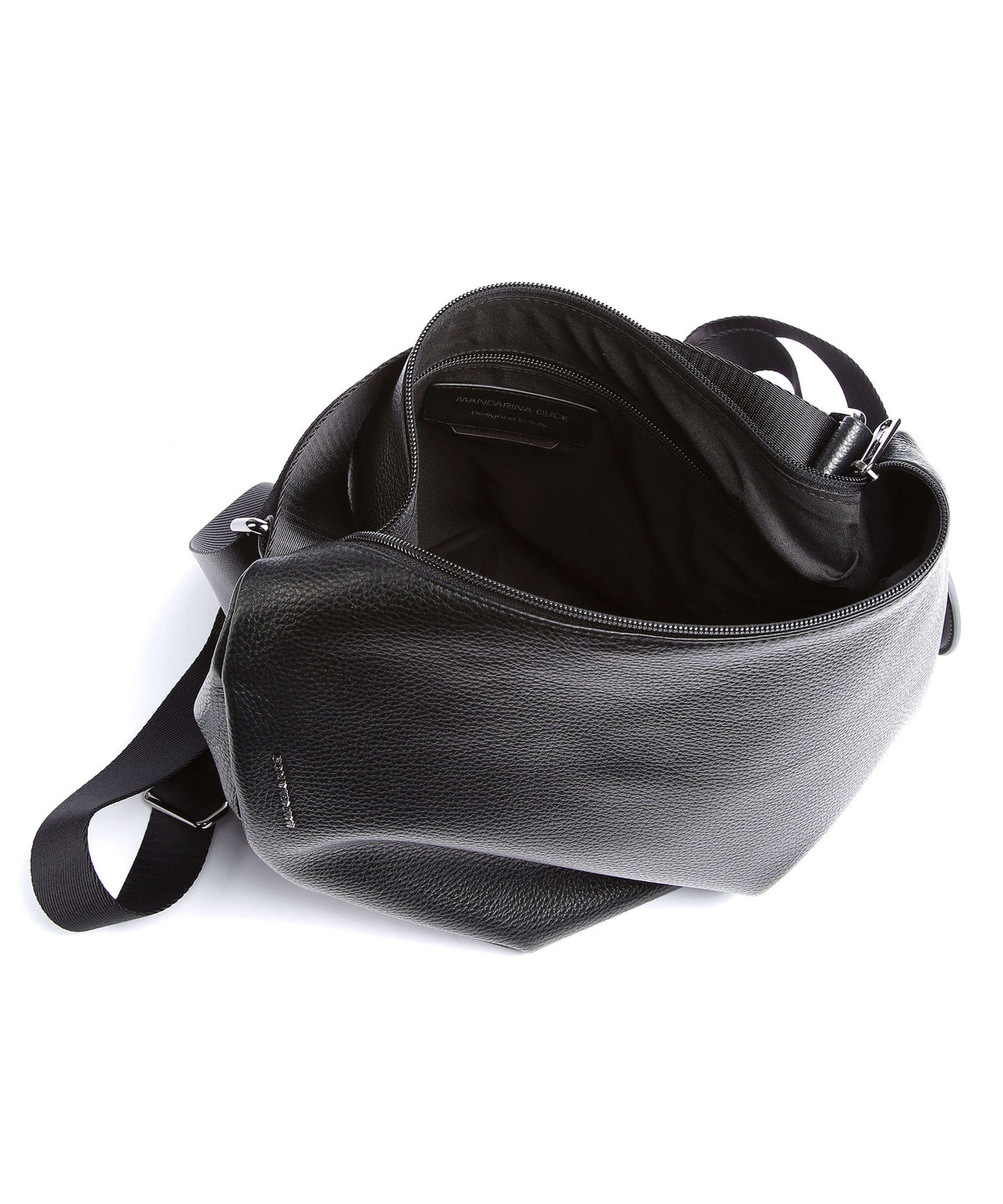 Mandarina Duck Mellow Leather Backpack bag nero