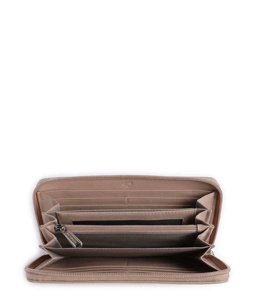 Mandarina Duck Mellow Leather Wallet warm taupe