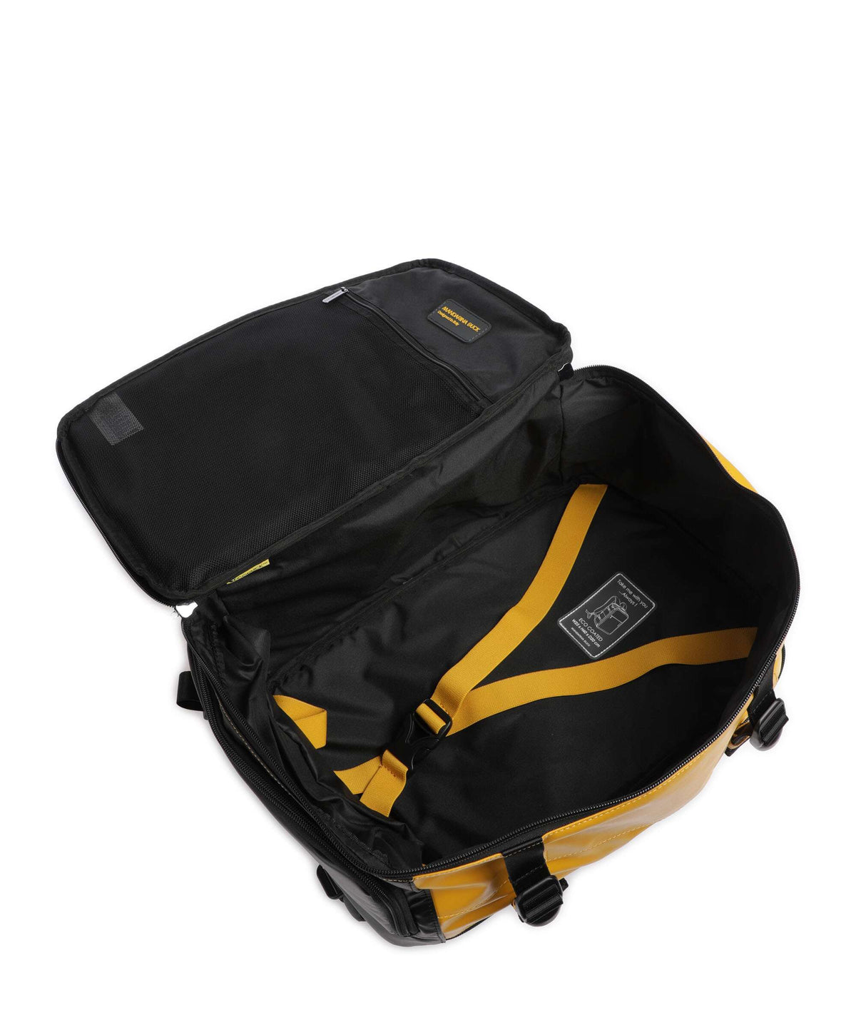 Mandarina Duck Eco Coated Backpack duck yellow