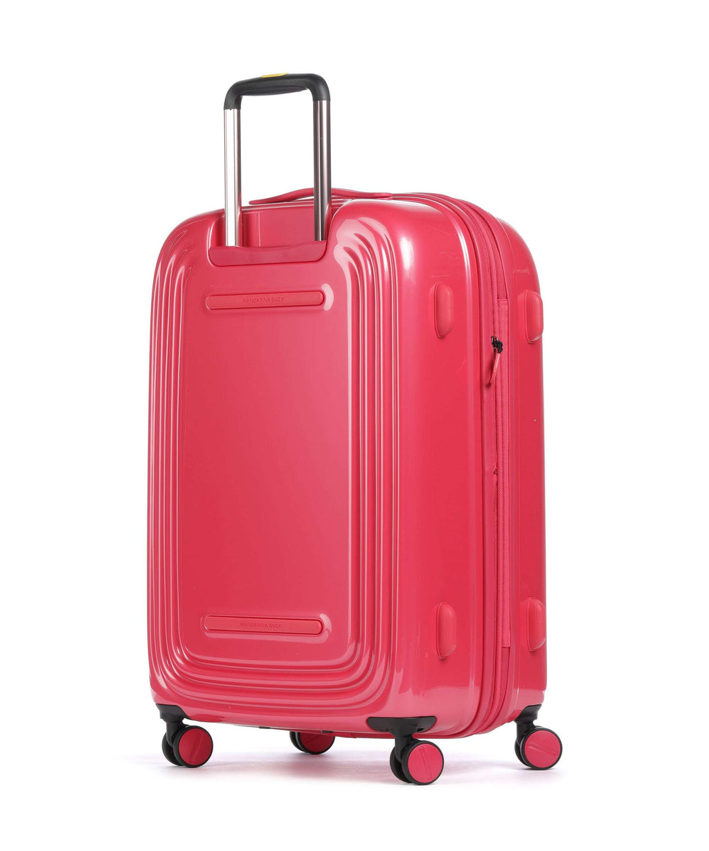 Mandarina Duck Logoduck+ Metal Spinner (4 wheels) raspberry