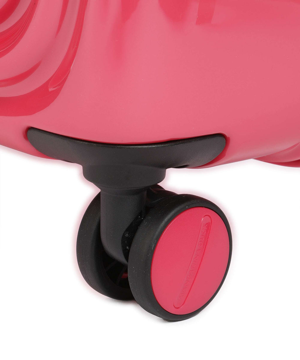 Mandarina Duck Logoduck+ Metal Spinner (4 wheels) raspberry